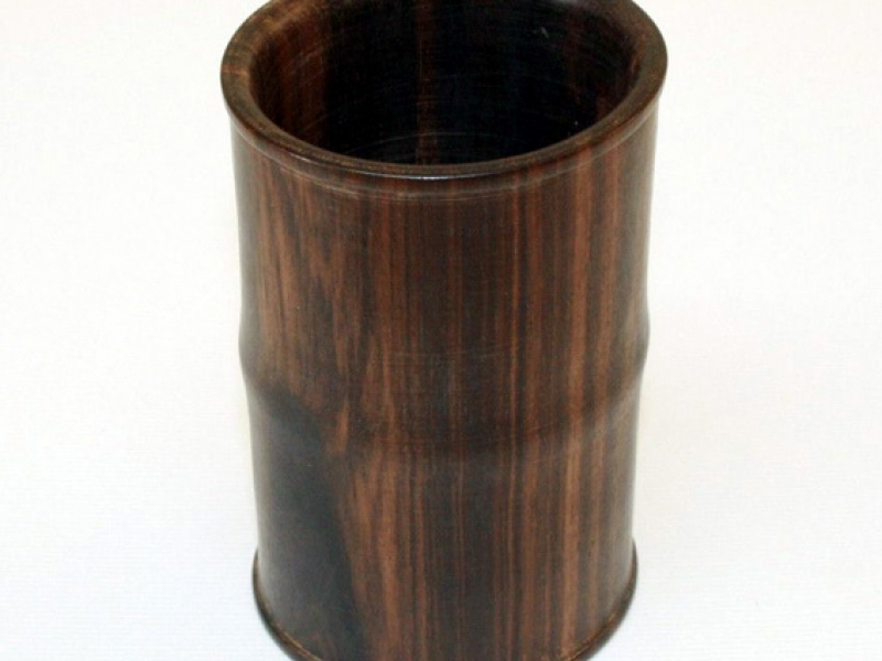 7cm Wooden Brush Pot