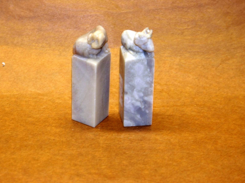 巴林普通 方十二生肖 14mm Birth Sign Balin Seal Stone