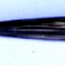 山馬筆 Small Mountain Horse Brush with black bamboo handle