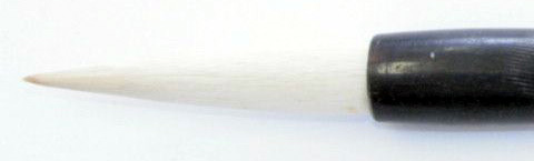 特製大白雲 Extra Large Goat Hair Bat Wan The White Cloud Brush - Image 2