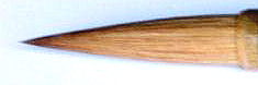 蘭竹大Large Wolf Hair Lan Zhu Orchid Bamboo Brush - Image 2