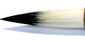 紫竹飛燕 二號 #2 Mixed Purple Hair Flying Swallow Brush - Image 2