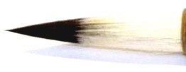 紫竹飛燕 三號 #3 Mixed Purple Hair Flying Swallow Brush - Image 2