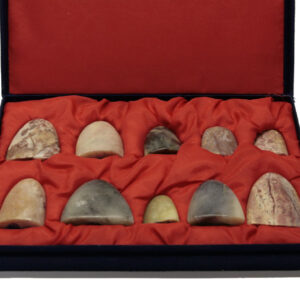 Irregular Pebble Shaped Seal Stone Set