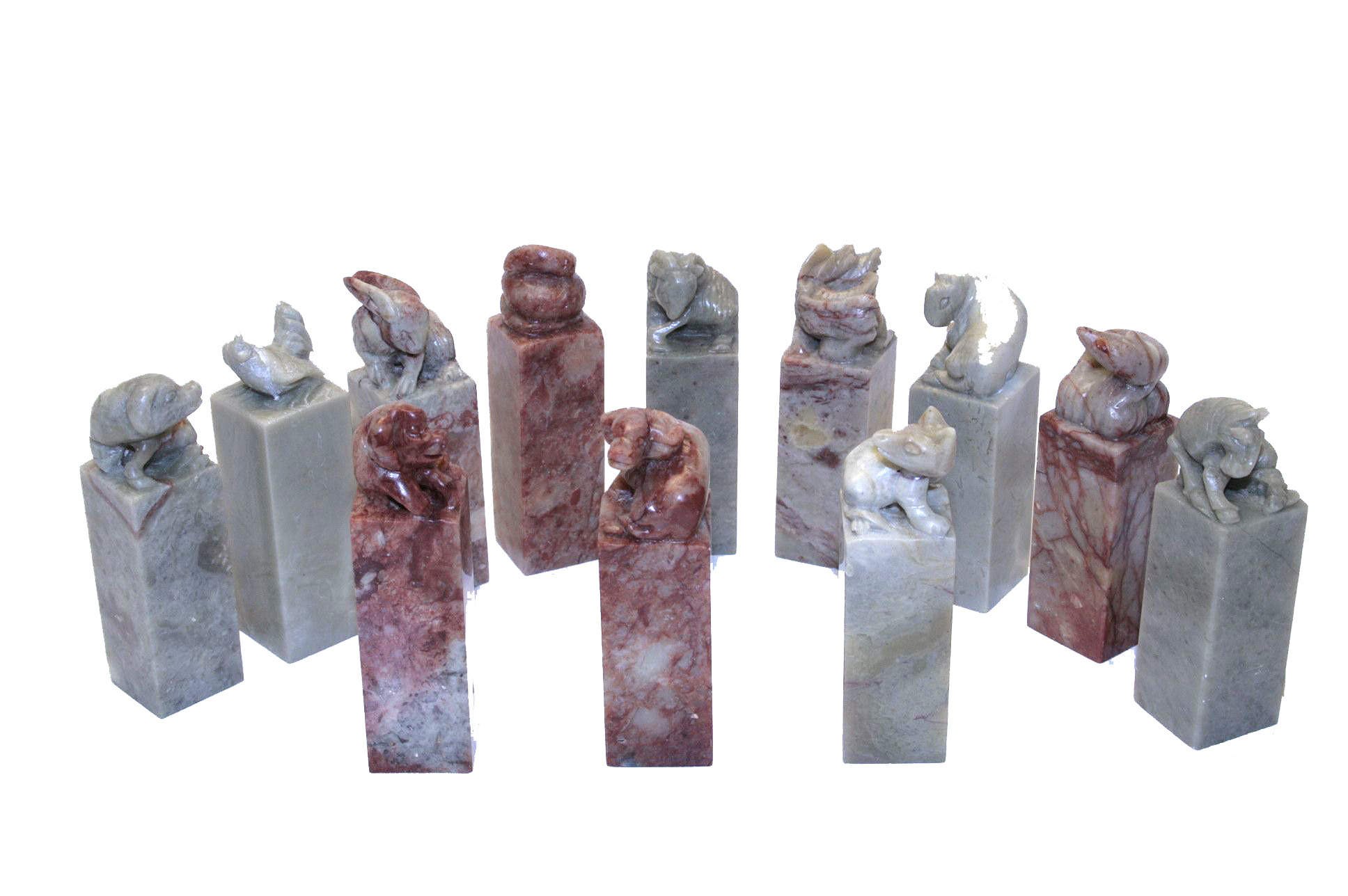 福州壽山方石 十二上生肖 23mm Fuzhou Shoushan Stone Square Birth Sign Seal