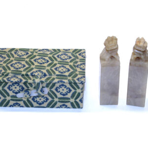 福州壽山石方獅頭印 17mm Fuzhou Shoushan Square Lion Head Seal Stone