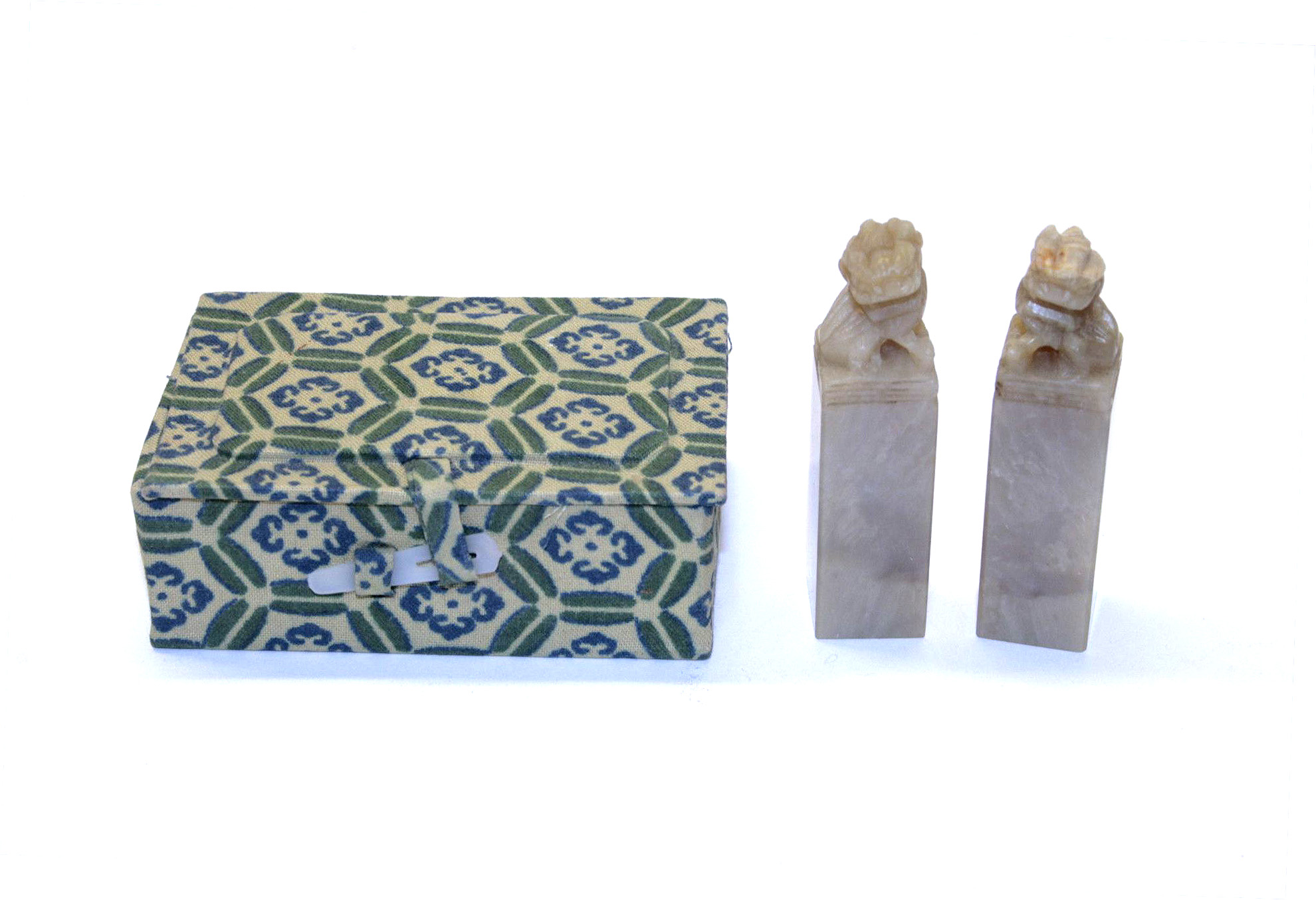 福州壽山石方獅頭印 17mm Fuzhou Shoushan Square Lion Head Seal Stone