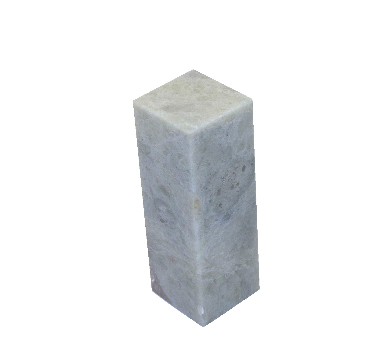 青田石方平頭印 25mm Qingtianshi Square Plain Seal Stone
