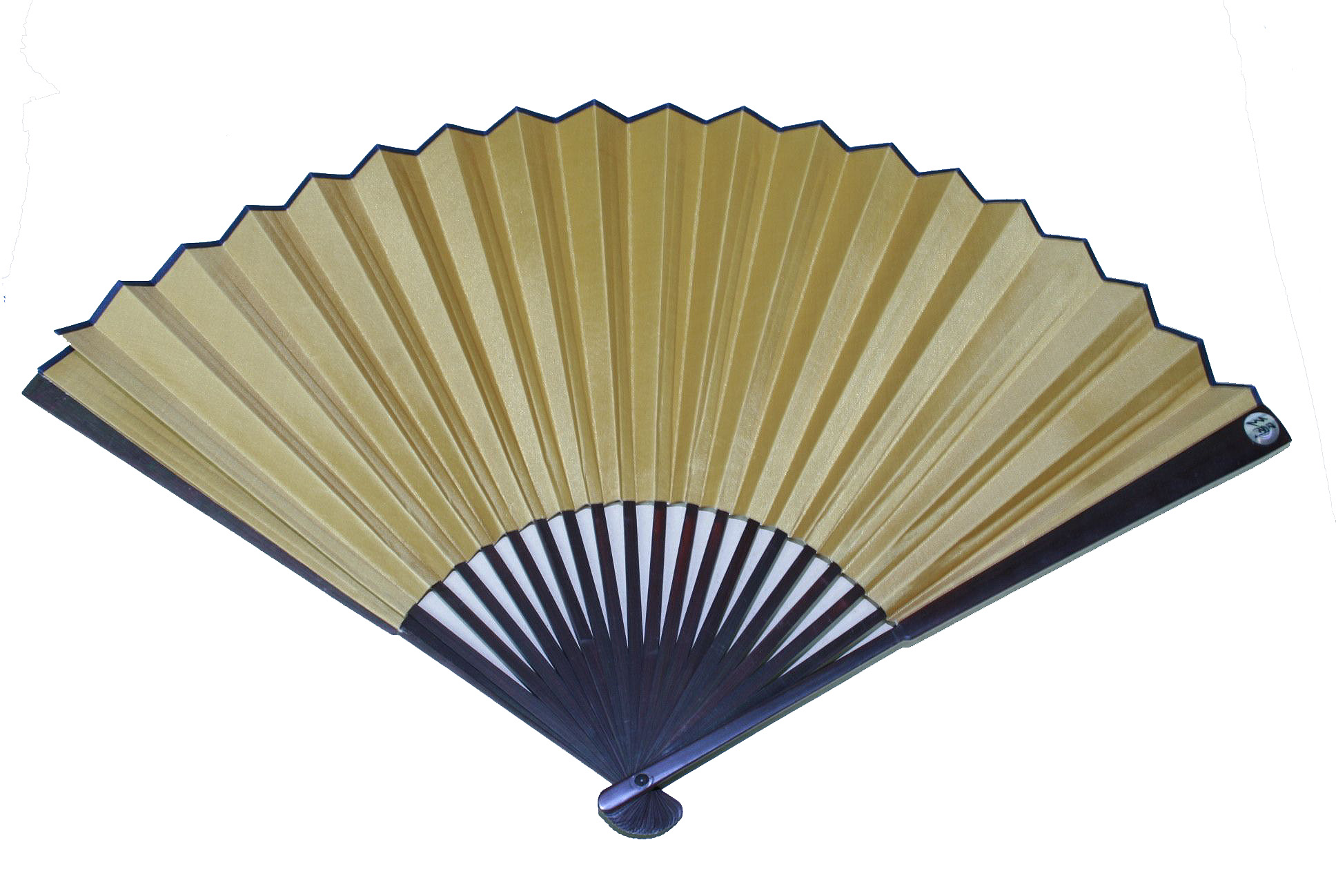 33cm Dark Brown Polished Fan