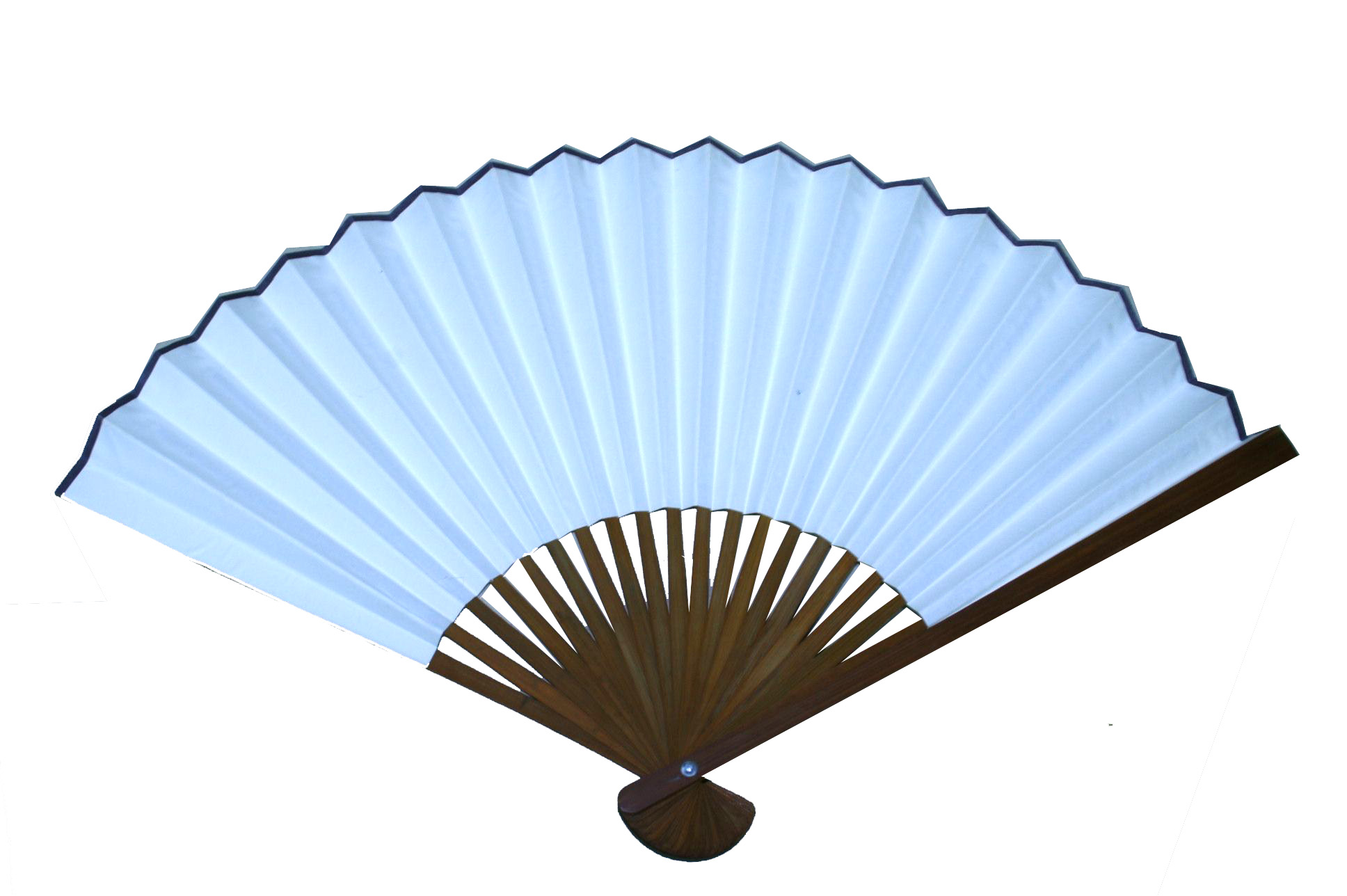 30cm Japanese Dark Brown Bamboo Fan