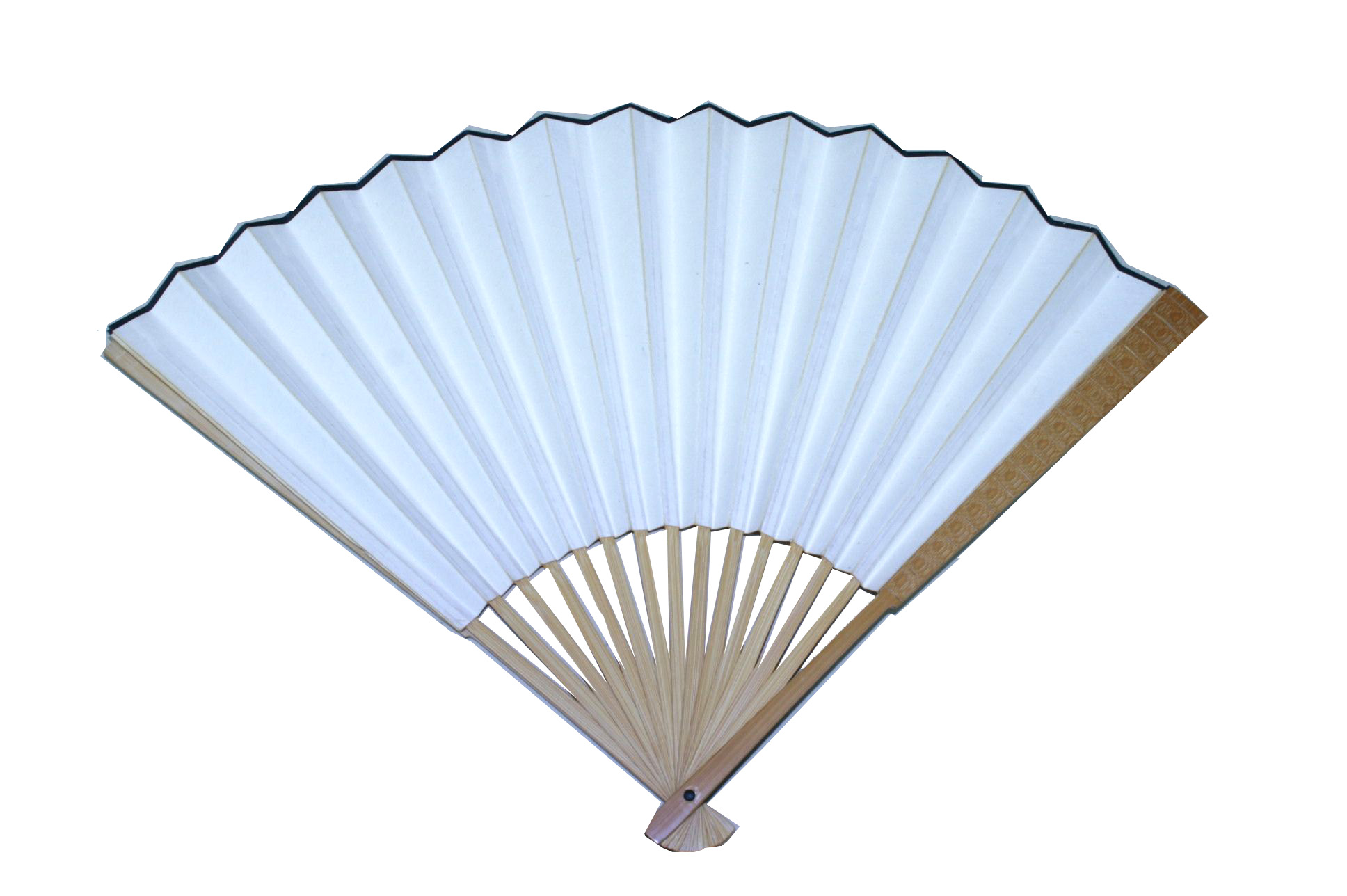 30cm Light Brown Polished Fan