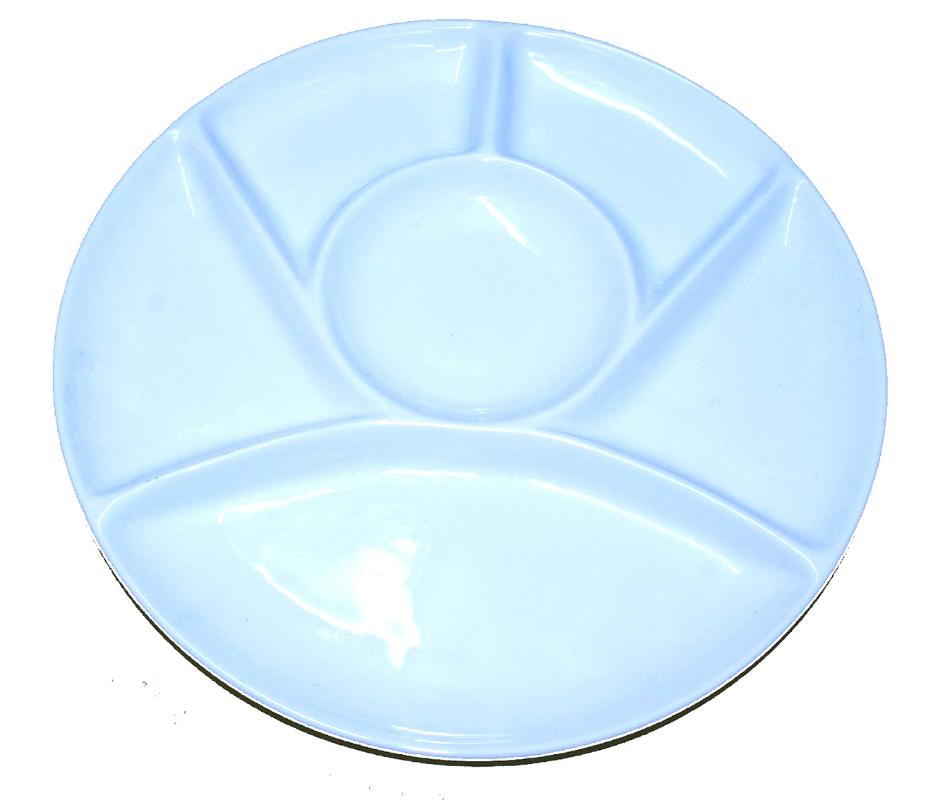 大白瓷調色碟 23cm White Ceramic Color Mixing Plate